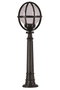 Opviq Lámpara de Pie Exterior Negra BSU-68080-BSY-M4-B
